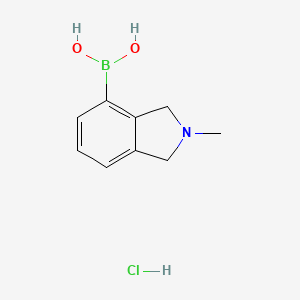 (2-Methylisoindolin-4-yl)boronic acid hydrochloride