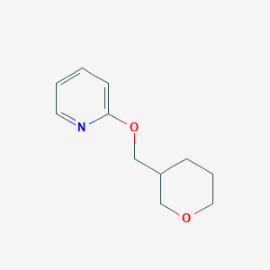 molecular formula C11H15NO2 B2733549 2-[(氧杂环戊-3-基)甲氧基]吡啶 CAS No. 2197600-63-6