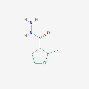 molecular formula C6H12N2O2 B2733553 2-Methyloxolane-3-carbohydrazide CAS No. 1502082-16-7