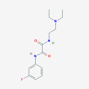 molecular formula C14H20FN3O2 B2733615 N1-(2-(二乙基氨基)乙基)-N2-(3-氟苯基)草酰胺 CAS No. 898357-58-9