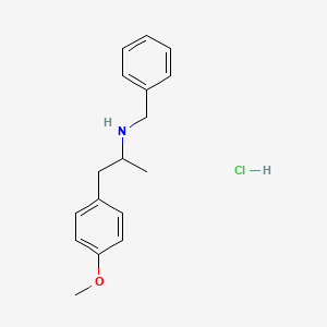 molecular formula C17H22ClNO B2733618 N-苄基-1-(4-甲氧基苯基)丙酰胺盐酸盐 CAS No. 1049695-95-5