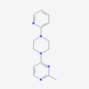 2-Methyl-4-(4-(pyridin-2-yl)piperazin-1-yl)pyrimidine