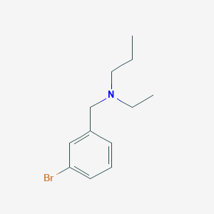 molecular formula C12H18BrN B2733666 [(3-溴苯基)甲基](乙基)丙基胺 CAS No. 1251123-32-6