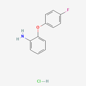 [2-(4-Fluorophenoxy)phenyl]amine hydrochloride
