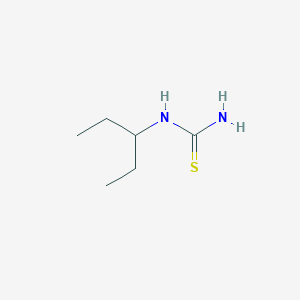molecular formula C6H14N2S B2733738 (戊醇-3-基)硫脲 CAS No. 854654-68-5
