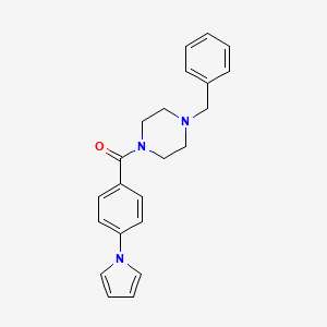 (4-benzylpiperazino)[4-(1H-pyrrol-1-yl)phenyl]methanone