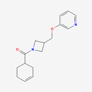 Cyclohex-3-en-1-yl-[3-(pyridin-3-yloxymethyl)azetidin-1-yl]methanone
