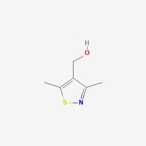 molecular formula C6H9NOS B2733774 4-Hydroxymethyl-3,5-dimethylisothiazole CAS No. 53064-43-0