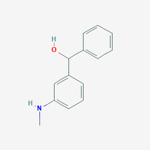 molecular formula C14H15NO B2733814 [3-(Methylamino)phenyl]-phenylmethanol CAS No. 86997-98-0
