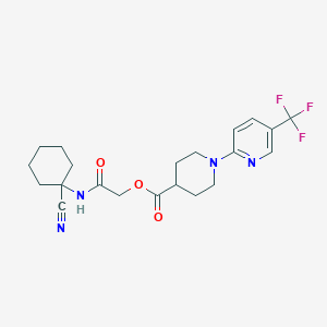 [(1-Cyanocyclohexyl)carbamoyl]methyl 1-[5-(trifluoromethyl)pyridin-2-yl]piperidine-4-carboxylate