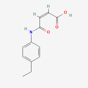 molecular formula C12H13NO3 B2733835 3-(4-Ethyl-phenylcarbamoyl)-acrylic acid CAS No. 324067-34-7; 55750-37-3