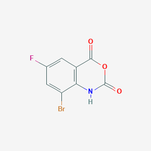 molecular formula C8H3BrFNO3 B2733916 3-Bromo-5-fluoroisatoic anhydride CAS No. 1343359-94-3