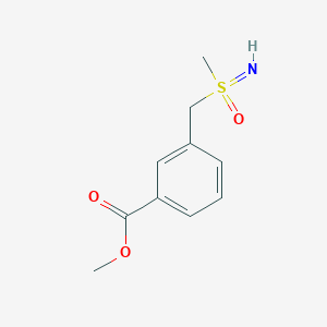 molecular formula C10H13NO3S B2734012 甲酸甲酯 3-[(甲磺酰基)甲基]苯甲酯 CAS No. 2411237-84-6