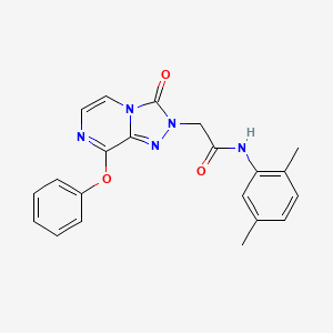 molecular formula C21H19N5O3 B2734068 N-(2,5-dimethylphenyl)-2-(3-oxo-8-phenoxy-[1,2,4]triazolo[4,3-a]pyrazin-2(3H)-yl)acetamide CAS No. 1251628-44-0