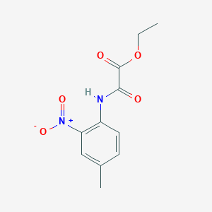 molecular formula C11H12N2O5 B2734111 Ethyl [(4-methyl-2-nitrophenyl)amino](oxo)acetate CAS No. 52426-96-7
