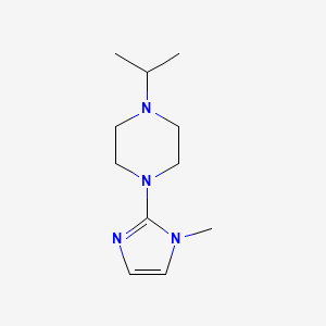 molecular formula C11H20N4 B2734114 1-异丙基-4-(1-甲基-1H-咪唑-2-基)哌嗪 CAS No. 2034286-37-6