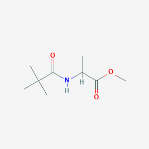 molecular formula C9H17NO3 B2734135 l-Alanine, N-pivaloyl-, methyl ester CAS No. 98353-18-5