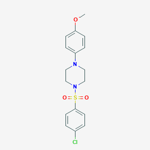 1-[(4-Chlorophenyl)sulfonyl]-4-(4-methoxyphenyl)piperazine