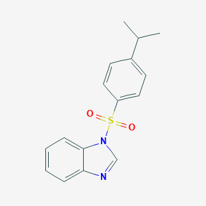molecular formula C16H16N2O2S B273419 1-[(4-isopropylphenyl)sulfonyl]-1H-benzimidazole 