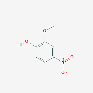 molecular formula C7H7NO4 B027342 2-甲氧基-4-硝基苯酚 CAS No. 3251-56-7