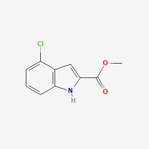 molecular formula C10H8ClNO2 B2734204 甲基-4-氯-1H-吲哚-2-羧酸酯 CAS No. 230291-43-7