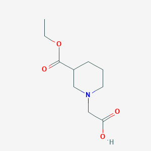 molecular formula C10H17NO4 B2734233 2-[3-(Ethoxycarbonyl)piperidin-1-yl]acetic acid CAS No. 1283109-01-2
