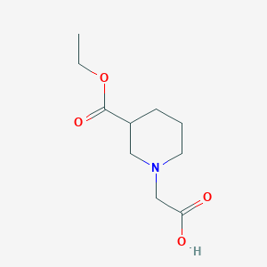 molecular formula C10H17NO4 B2734233 2-[3-(乙氧羰基)哌啶-1-基]乙酸 CAS No. 1283109-01-2