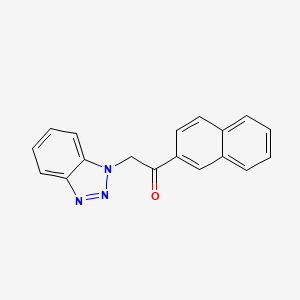 2-(1H-1,2,3-Benzotriazol-1-yl)-1-(naphthalen-2-yl)ethan-1-one