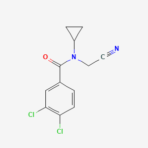 3,4-dichloro-N-(cyanomethyl)-N-cyclopropylbenzamide