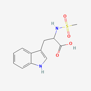 molecular formula C12H14N2O4S B2734433 N-(Methylsulfonyl)tryptophan CAS No. 1032383-45-1