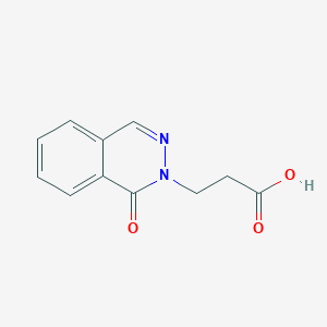 molecular formula C11H10N2O3 B2734471 3-(1-Oxo-1H-phthalazin-2-yl)-propionic acid CAS No. 53985-70-9