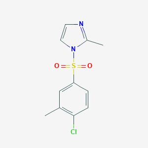 molecular formula C11H11ClN2O2S B273456 1-[(4-chloro-3-methylphenyl)sulfonyl]-2-methyl-1H-imidazole 