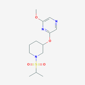 2-((1-(Isopropylsulfonyl)piperidin-3-yl)oxy)-6-methoxypyrazine