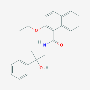 molecular formula C22H23NO3 B2734568 2-ethoxy-N-(2-hydroxy-2-phenylpropyl)-1-naphthamide CAS No. 1351600-18-4