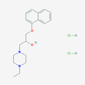 1-(4-Ethylpiperazin-1-yl)-3-(naphthalen-1-yloxy)propan-2-ol dihydrochloride