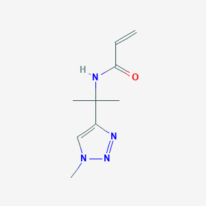 molecular formula C9H14N4O B2734653 n-[2-(1-Methyl-1h-1,2,3-triazol-4-yl)propan-2-yl]prop-2-enamide CAS No. 2224237-95-8