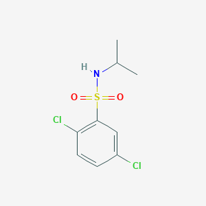 molecular formula C9H11Cl2NO2S B273467 2,5-dichloro-N-isopropylbenzenesulfonamide 
