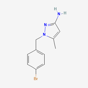 1-(4-bromobenzyl)-5-methyl-1H-pyrazol-3-amine