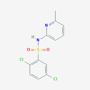 molecular formula C12H10Cl2N2O2S B273471 2,5-dichloro-N-(6-methylpyridin-2-yl)benzenesulfonamide 