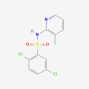 molecular formula C12H10Cl2N2O2S B273482 2,5-dichloro-N-(3-methylpyridin-2-yl)benzenesulfonamide 