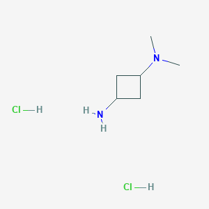 molecular formula C6H16Cl2N2 B2734843 N1,N1-dimethylcyclobutane-1,3-diamine dihydrochloride CAS No. 2242491-39-8