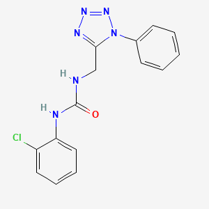 1-(2-chlorophenyl)-3-((1-phenyl-1H-tetrazol-5-yl)methyl)urea