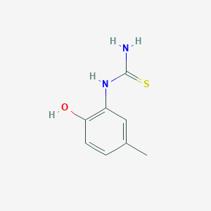 molecular formula C8H10N2OS B2734859 (2-羟基-5-甲基苯基)硫脲 CAS No. 500284-61-7