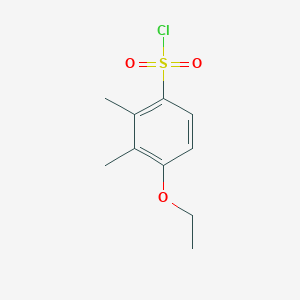 molecular formula C10H13ClO3S B2734863 氯(4-乙氧-2,3-二甲基苯基)磺酰 CAS No. 1094296-27-1