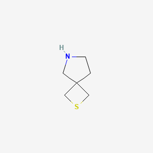 molecular formula C6H11NS B2734903 2-硫代-6-氮杂螺[3.4]辛烷 CAS No. 1498161-47-9