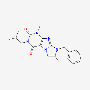 6-Benzyl-4,7-dimethyl-2-(2-methylpropyl)purino[7,8-a]imidazole-1,3-dione