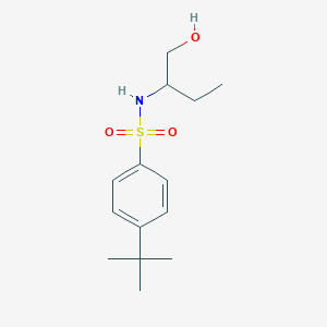 4-tert-butyl-N-[1-(hydroxymethyl)propyl]benzenesulfonamide