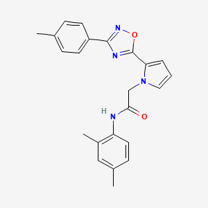 N-(2,4-dimethylphenyl)-2-{2-[3-(4-methylphenyl)-1,2,4-oxadiazol-5-yl]-1H-pyrrol-1-yl}acetamide