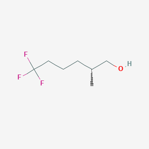 molecular formula C7H13F3O B2734978 (2R)-6,6,6-Trifluoro-2-methylhexan-1-ol CAS No. 2248210-05-9