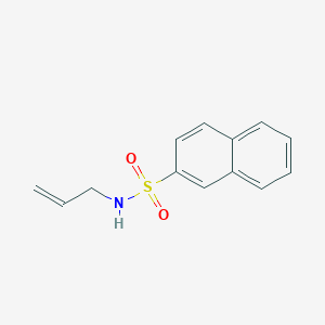 molecular formula C13H13NO2S B273500 N-allyl-2-naphthalenesulfonamide 